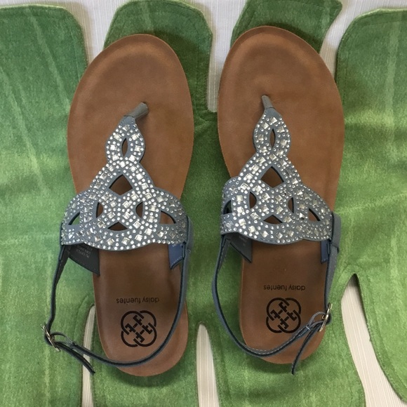 Daisy Fuentes New BlueThong Sandals - Picture 4 of 7